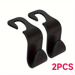 4pcs Car Seat Hook Multifunctional Storage Bag Umbrella Snacks Hanging