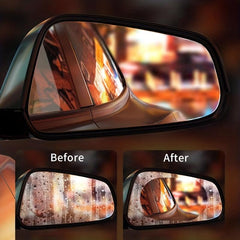 Car Rearview Mirror Waterproof Film Circular Angle Rearview Mirror