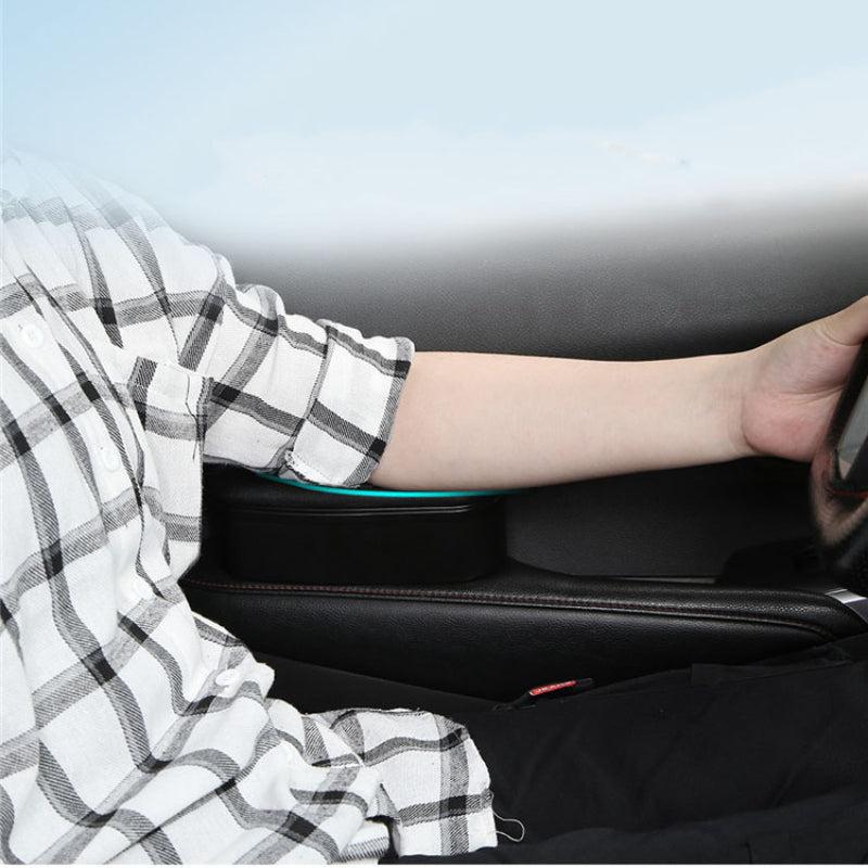 Car Left Elbow Support Door Storage Box Armrest Height Pad Seat Support