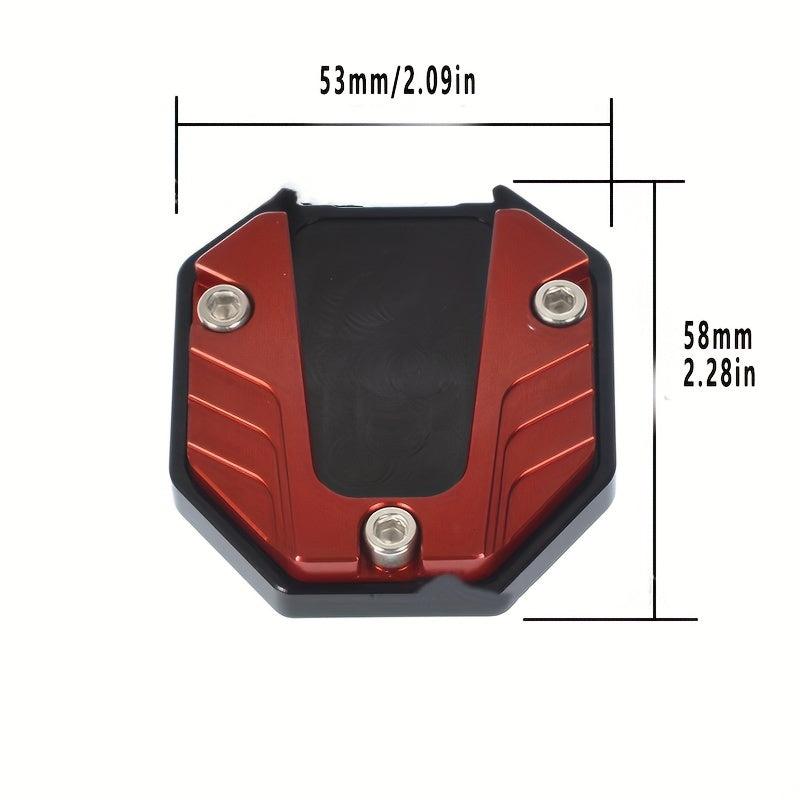 Aluminum Alloy Motorcycle Kickstand Extender Foot Pad Support Plate