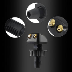 2Pcs Adjustable Washer Nozzles for Car Windshield Wiper