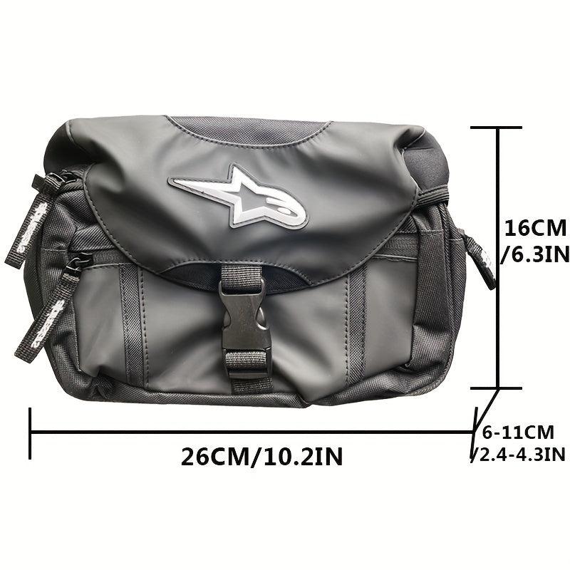 Motorcycle Waist Pack Hiking Racing Off road Multifunctional PU Waterproof Bag