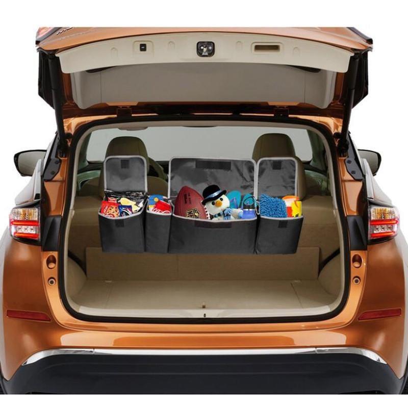 Adjustable Car Trunk Organizer Backseat Storage Bag High Capacity