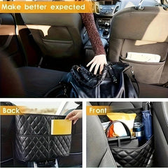 Stylish PU Leather Handbag Holder for Car Organization