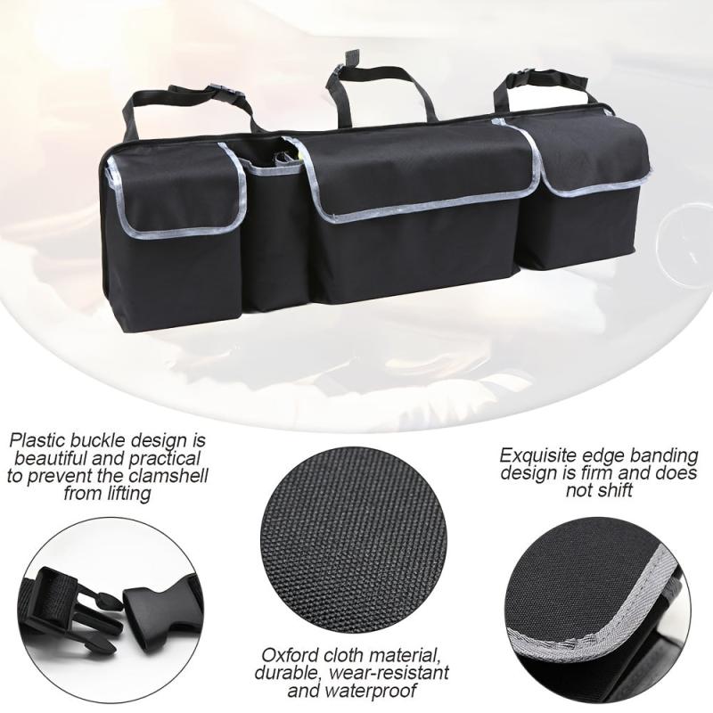 Car Trunk Organizer and Backseat Hanging Organizer