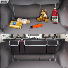 Car Trunk Organizer and Backseat Hanging Organizer