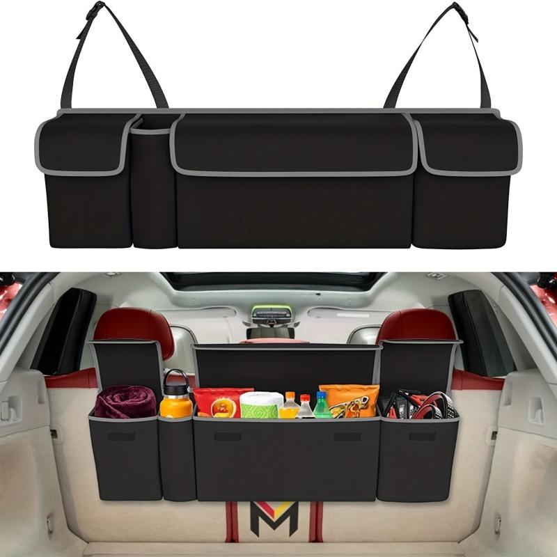 Car Trunk Organizer and Backseat Hanging Organizer