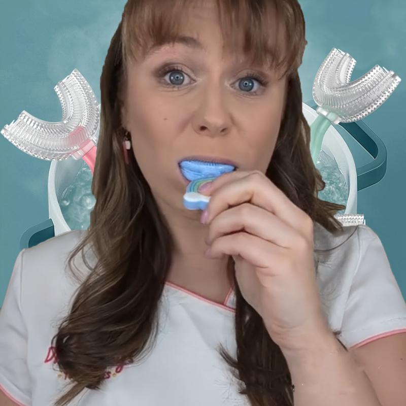 Kids U-Shaped Toothbrush - Oral Care for Children
