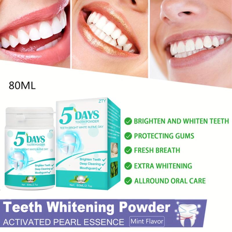 80ml Tooth Cleaning Powder - Clean and Brighten Teeth - Remove Stains