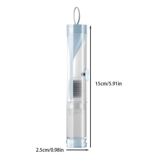ETRAVEL Portable Folding Toothbrush Set Orthodontic Soft Hair Toothpaste Oral