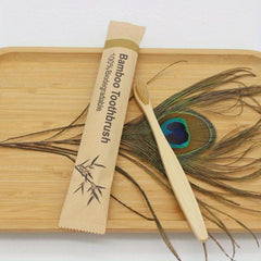 10pcs Bamboo Biodegradable Soft Bristle Toothbrushes
