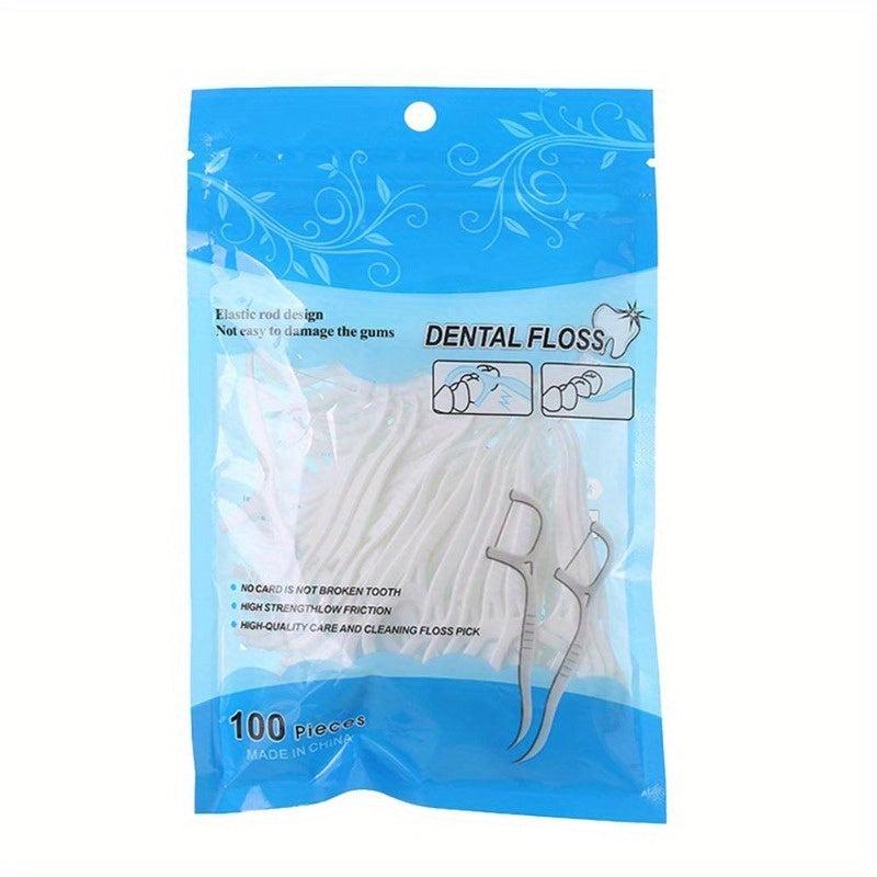 Gentle Cleaning Floss Sticks for Oral Care Gum Health