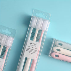 3pcs Extra Soft Japanese Manual Toothbrush For Sensitive Teeth And Gums