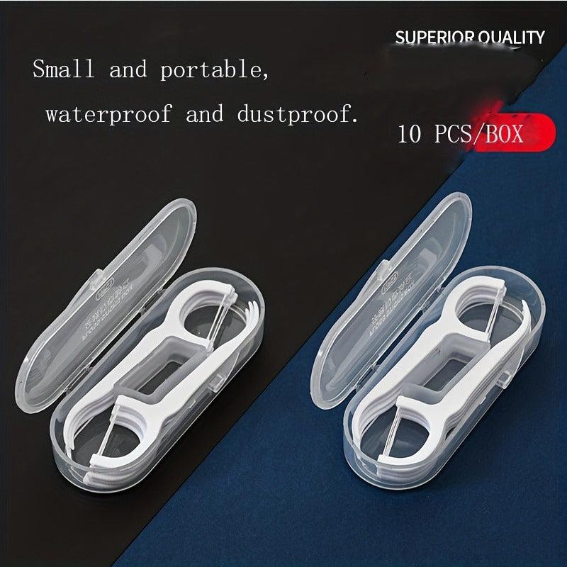 100pcs Bamboo Charcoal Dental Floss in Automatic Box