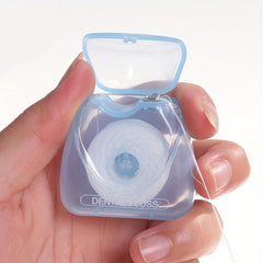 Portable Dental Floss With Triangular Case