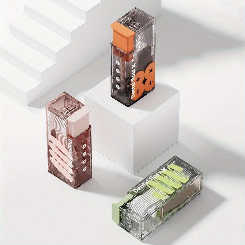 Portable Dental Floss Box Automatic Pop up Dental Floss Storage Box