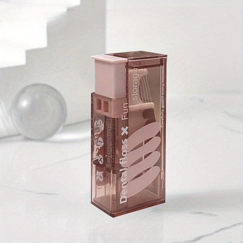 Portable Dental Floss Box Automatic Pop up Dental Floss Storage Box