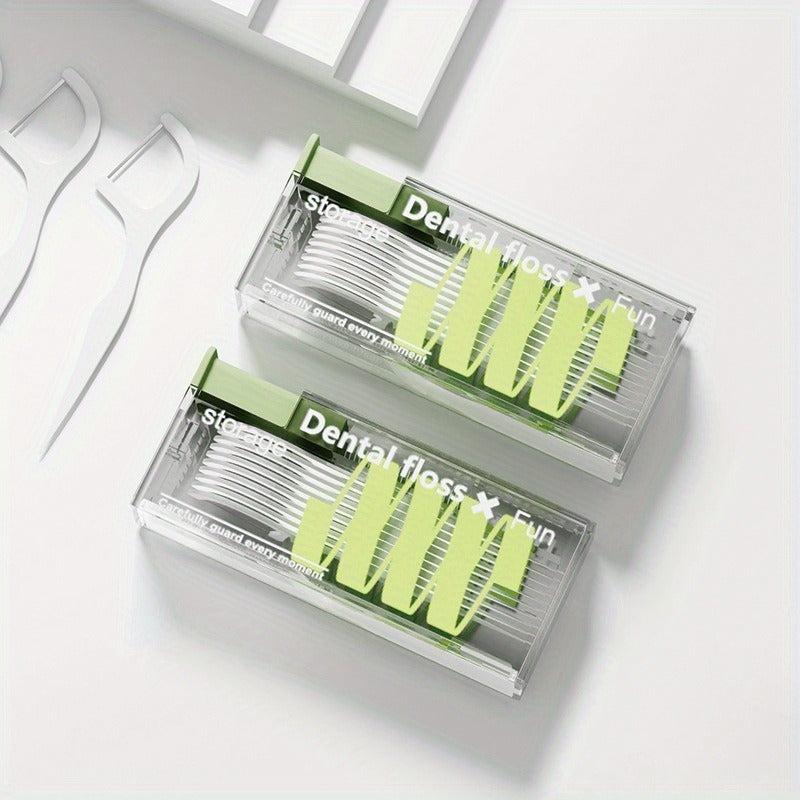 Portable Dental Floss Box Automatic Pop up Dental Floss Storage Box