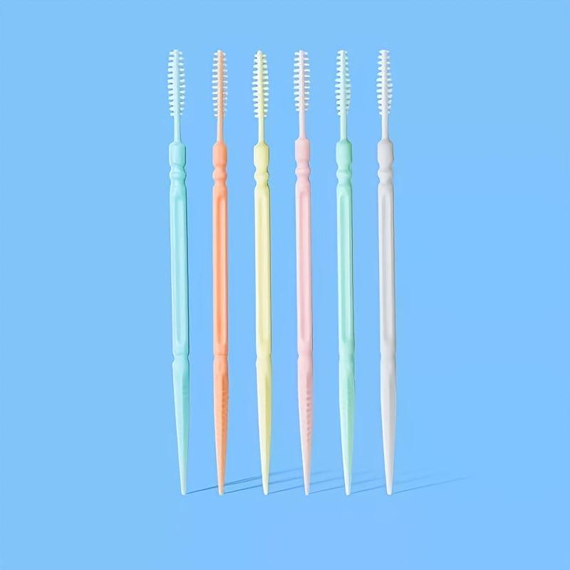200pcs Double-Headed Dental Care Toothpick Floss