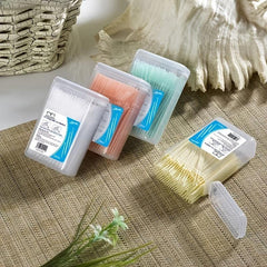 200pcs Double-Headed Dental Care Toothpick Floss