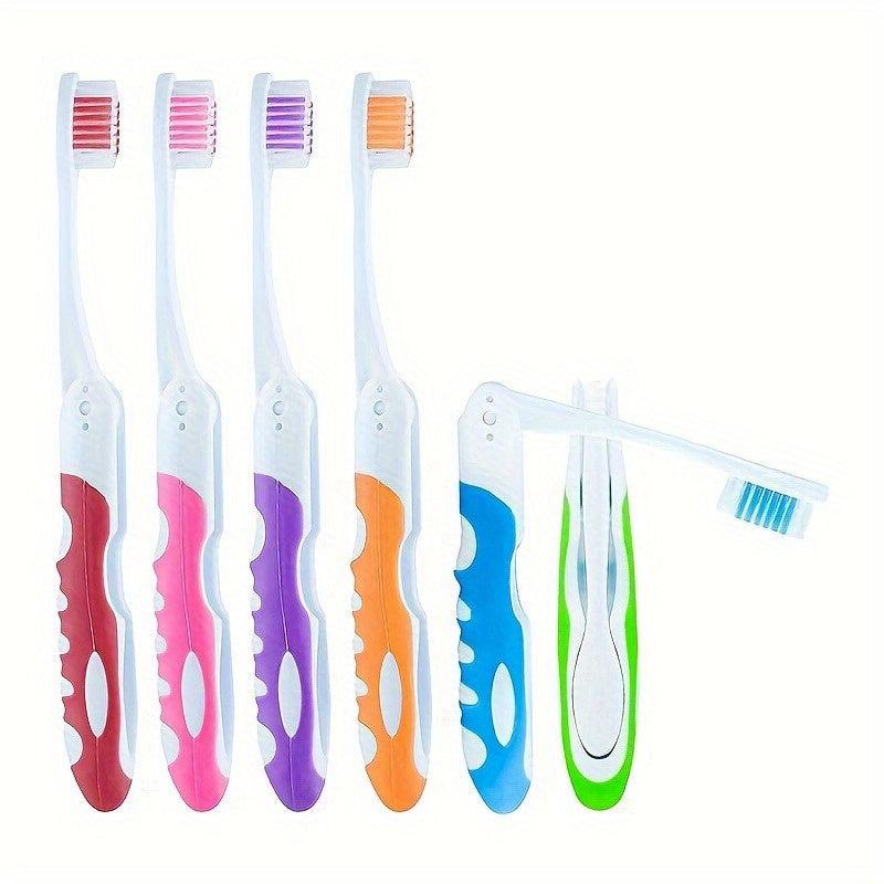 Portable Folding Toothbrush Soft Bristles for Camping Hiking Backpacking Travel
