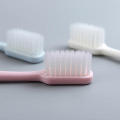4pcs Japanese Style Bamboo Charcoal Toothbrushes for Travel & Home