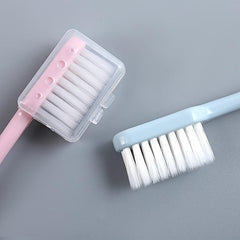4pcs Japanese Style Bamboo Charcoal Toothbrushes for Travel & Home