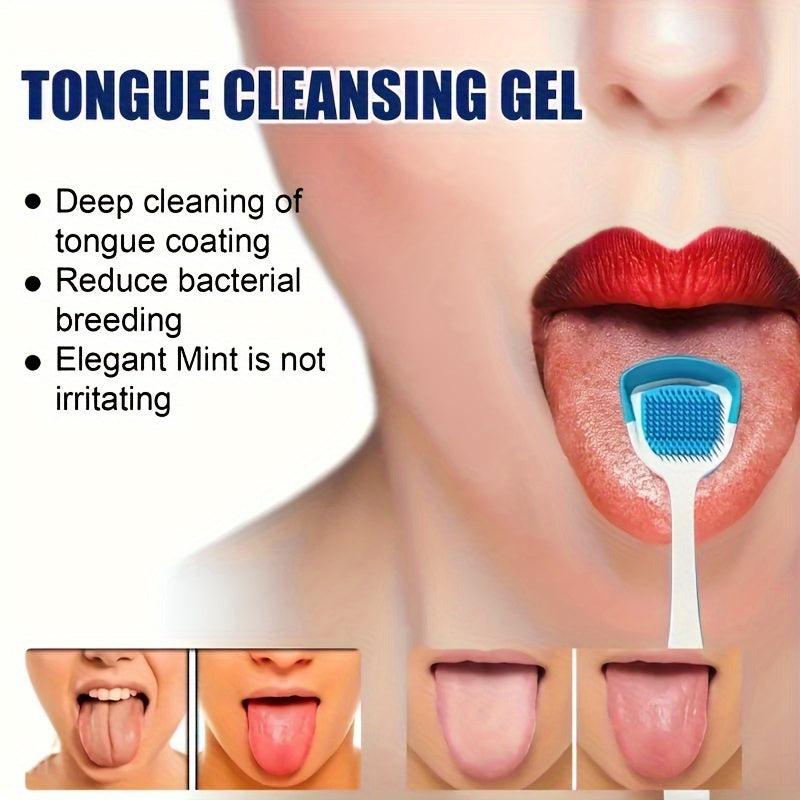 Silicone Tongue Scraper Teeth Cleaning Brush