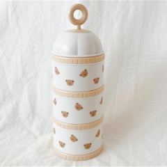 Little Bear Olive Tulip Portable Storage Box