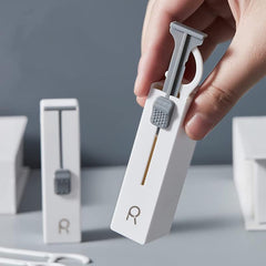 Portable Automatic Floss Box with 10 Dental Floss & 500 Cleaning Sticks