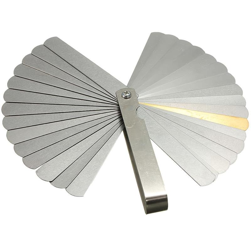 Stainless Steel 32 Piece Combination Feeler Gauge Inch Electronic Instrument