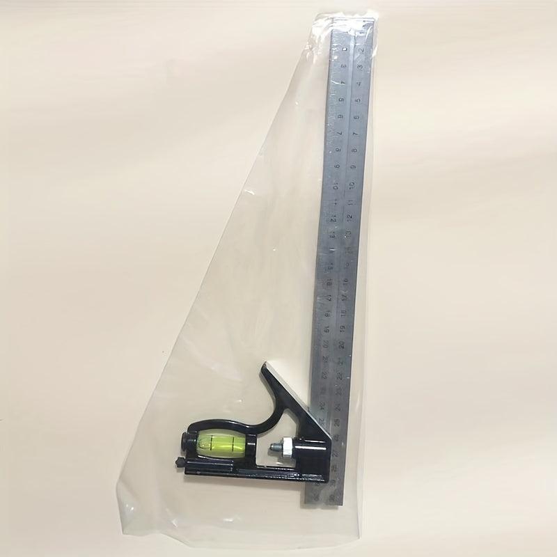 1pc Stainless Steel Adjustable Combination Angle Square