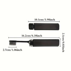 Portable Folding Bamboo Toothbrush for Travel Camping Hiking