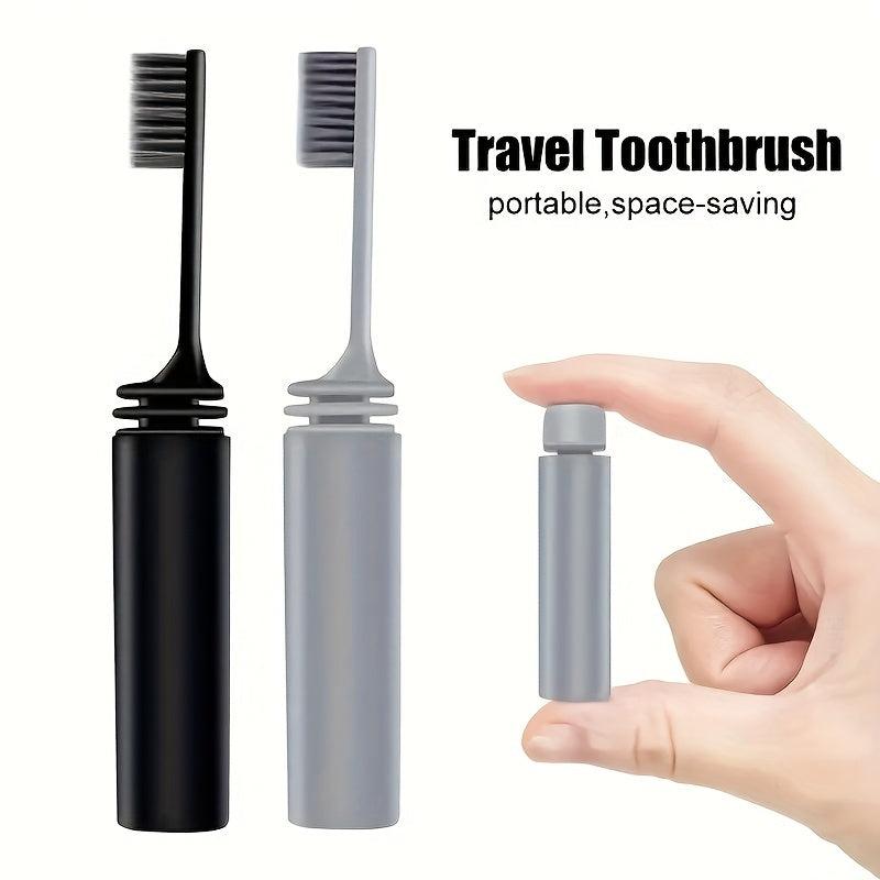 Portable Folding Bamboo Toothbrush for Travel Camping Hiking