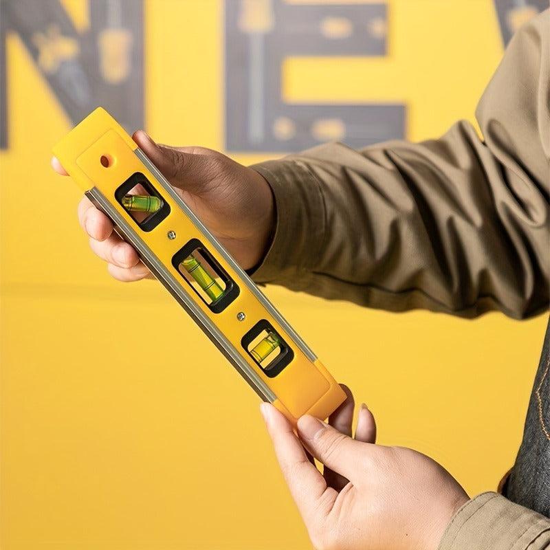 3-in-1 Aluminum Beam Level, Magnetic Bubble, Durable Tool