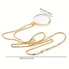 Portable Necklace Magnifying Glass for Reading Crafting Jewelry Making