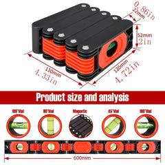23-Inch Foldable Level Meter Angle Measurement Woodworking Tools