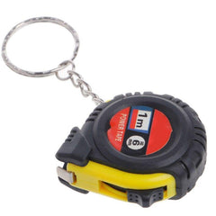 Retractable Measure Tape Keychain Construction Tool Pocket Centimeter Ruler