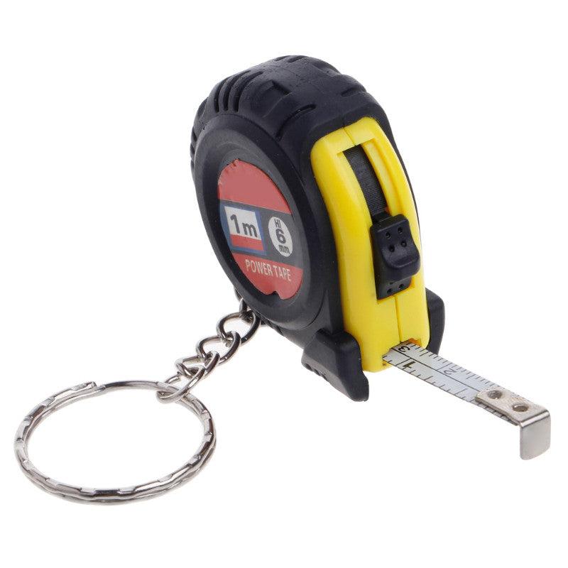 Retractable Measure Tape Keychain Construction Tool Pocket Centimeter Ruler