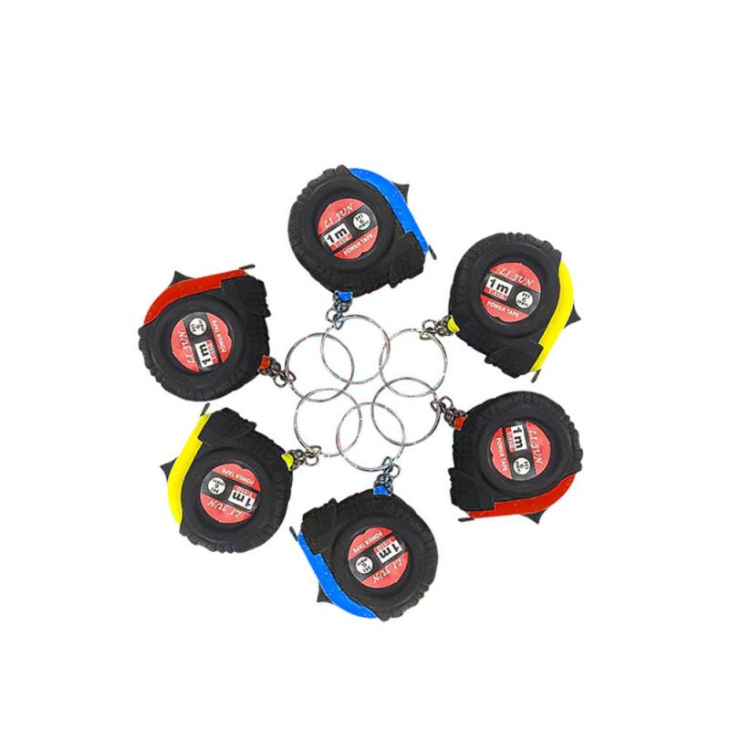 Retractable Measure Tape Keychain Construction Tool Pocket Centimeter Ruler