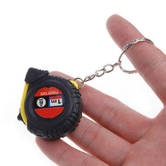 Retractable Measure Tape Keychain Construction Tool Pocket Centimeter Ruler