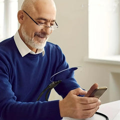 Large Full Page View Magnifying Glass for Seniors Men and Women