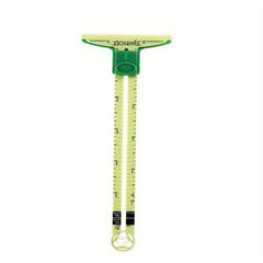 5 in 1 Sliding Ruler Multifunctional Quilting Plastic Drawing Triangle Ruler