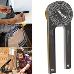 Aluminum Miter Saw Protractor 7 Inch Rust Proof Angle Finder