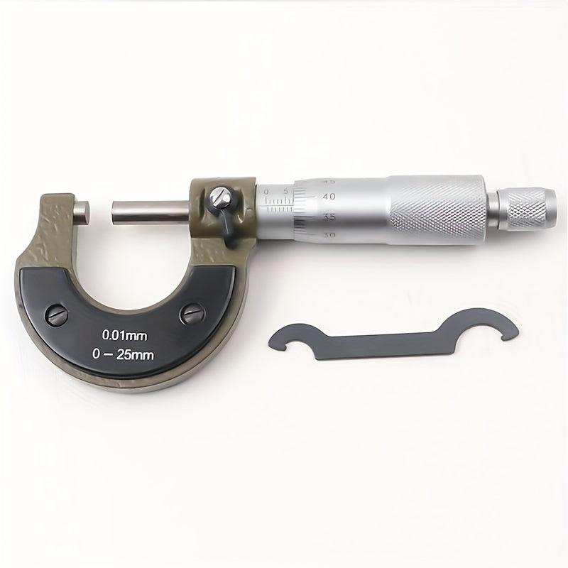 0-25MM Spiral Micrometer High Hardness Alloy Head Micrometer
