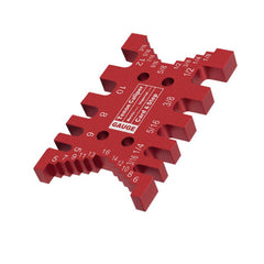 Dovetail Jig Tenon Caliper Metric Imperial Scale Gauge High Precision Ruler