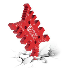 Dovetail Jig Tenon Caliper Metric Imperial Scale Gauge High Precision Ruler