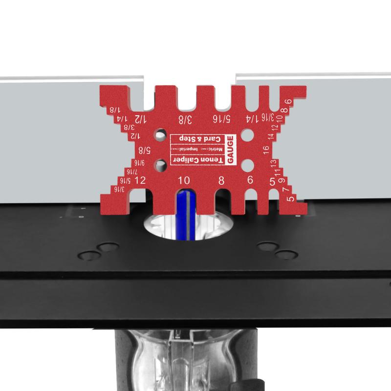 Dovetail Jig Tenon Caliper Metric Imperial Scale Gauge High Precision Ruler