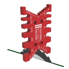 Dovetail Jig Tenon Caliper Metric Imperial Scale Gauge High Precision Ruler