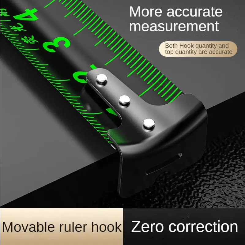 Portable Self-Locking Steel Tape Measure w/ Laser Engraving Code